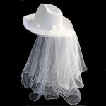 Western Style Pink Cowgirl for Women Girl Felt Black White Blue Green Purple Red Plain Cowboy Hats - Image 2