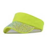 Fashion Bedazzled Bling Visor Cap Hat Adults Embellished With Rhinestone for Outdoor Sports Travel Fishing Daily Use - Image 12