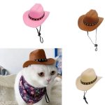 Costume Cosplay Cap Funny Halloween Costumes for Dogs Cat Pet Holiday Party Decoration Mini Cowboy Hat - Image 2