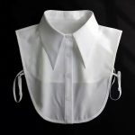 Good Quality Chiffon Simple V Decoration Collar
