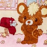 Cute High Quality Cartoon Print Super Soft Raschel Small Size Blankets - Image 4