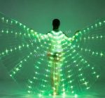 Wholesale Lights Belly Dance Isis Wings Glow Angel With Telescopic Sticks Flexible Rods for Adults - Image 8