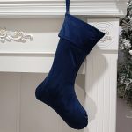 Wholesale 9 Colors Velvet Christmas Stocking Multi Colors Monogram Personalize Velvet Christmas Stocking Decoration - Image 7