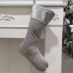 Wholesale 9 Colors Velvet Christmas Stocking Multi Colors Monogram Personalize Velvet Christmas Stocking Decoration - Image 4