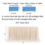 The Table Skirt Designed with Solid Colored Ruffles Is Suitable for Hotel Banquets Birthdays Outdoor Wedding Party Decorations - Image 4