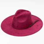 Wholesale Custom Polyester Fedora Hat Suede Felt with Wide Brim and Fashion Bands for Casual and Party Scenes Summer and Winter - Image 15