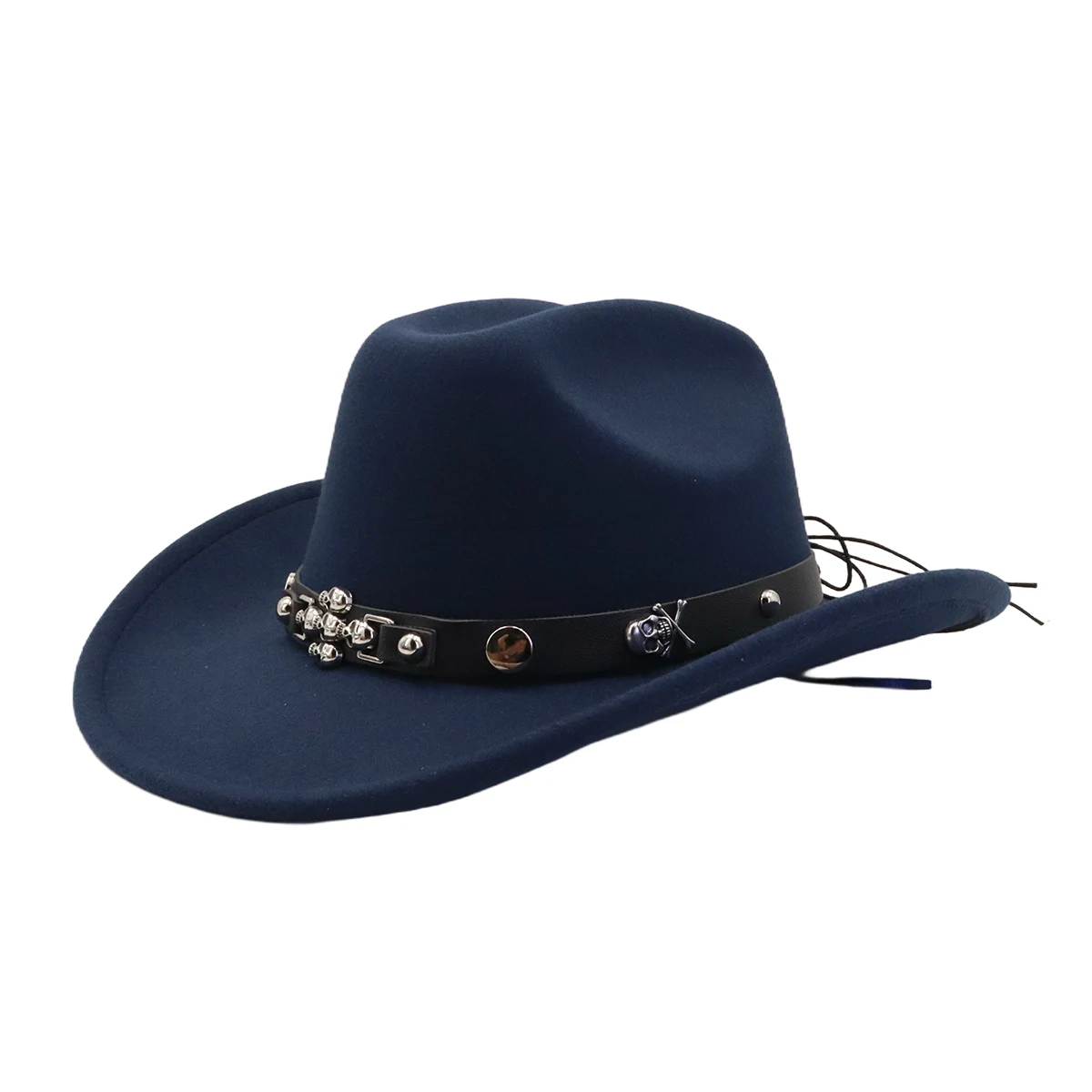 Custom Halloween Ghost Cowboy Hat Autumn Spring New Arrival Fashion Men Women Vintage Australia Wool Felt Fedora Hat