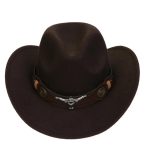 2025 Free Sample Shinehats Luxury Chapeau Femme Western Wide Brim Hat Fedora Wholesale Cowboy Felt Custom Logo Cowboy Hats - Image 19