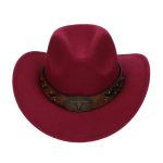 2025 Free Sample Shinehats Luxury Chapeau Femme Western Wide Brim Hat Fedora Wholesale Cowboy Felt Custom Logo Cowboy Hats - Image 16