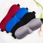 3D Travel Rest Aid Cover Patch Soft Sleeping Mask Blindfold Eye Relax Massager Beauty