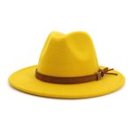 Wholesale New Arrive Custom Trilby Retro Large Brim Felt Fedora Hats - Image 8