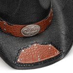 New Designer High Quality Straw Beach Hat Hard Custom Cowboy Hat With Custom logo Women Bulk Straw Cowboy Hats for Men Adult - Image 6