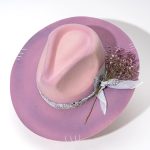 Wholesale New Vintage Wool Fedora Hat for Women and Men Custom Wide Brim Fashionable Ladies' Fedora for Business and Party - Image 8