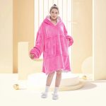 Sublimation Winter Pajamas Warm Hooded Blankets Wearable Oodie Sherpa Custom Blanket Hoodie Oversized - Image 16