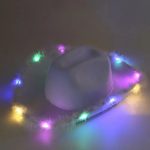 LED Cowboy Hats Blinking Pink Feather Cowboy Hat with Light up - Image 6