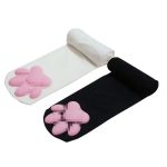 Hot Selling Cute Cat Paw Women's Cotton Socks Breathable 3D Sexy Lolita Knee High Stockings for Cosplay Festival Knitted Tube - Image 6