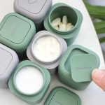 En an Plastic  Magnetic Travel Containers Capsule Set En'an Daily Use Portable for Shampoo Conditioner Enan Body Wash Pills - Image 2