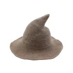 Factory Wholesale Party Witch Hats Peaked Big Brim Basin Cap Foldable Bucket Witch Hat Wool for Women - Image 11