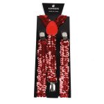 Wholesale 2.5Cm Sequin Men 3 Clips Mens Suspenders for Party Celebration - Image 11