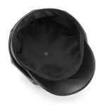 Autumn Winter Leather Women Hat Designer Ladies British Style Retro Casual Solid Color Fashion PU Women's Berets - Image 2
