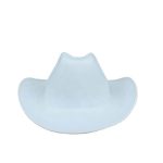 CJ-162 White Cowboy Hats Party Bride Party Cowgirl Hats Holiday Western Style Bridal Hat - Image 5