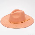 Wholesale Custom 10cm Brim Suede Fedora Hats for Women Water Drop Shape Retroexcavadora Sauna Hat for Party Business Casual - Image 4