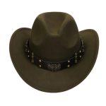 2025 Free Sample Shinehats Luxury Chapeau Femme Western Wide Brim Hat Fedora Wholesale Cowboy Felt Custom Logo Cowboy Hats - Image 65