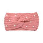 Fashion Pearls Knitted Headband Women Cross Knotted Bands Autumn Winter Ear Warmer Protectors Wide Turban Hair Accessories - Image 35