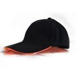 Unstructured Plain Snapback Hip Hop Flashing Red Led RGB Light up Sports Baseball Caps With Led Lights for Sale