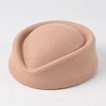 Wholesale Solid Color Classic Curled Brim Etiquette Hat Fashion Elegant Dome Formal Headwear Dance Team Uniform Hat - Image 13