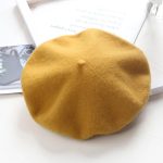 Berets-ea001 Wholesale Multicolor Fashion Design Female Faux Fur Beret Flat Cap, High Quality Adult Custom Beret Hats for Women - Image 34