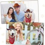 LU-0304  Lights Mini Pet Cute Dogs  Pet  Accessories Costume  Bandana for Party Light up Adjustable Dog Cowboy Hat - Image 3