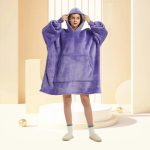 Sublimation Winter Pajamas Warm Hooded Blankets Wearable Oodie Sherpa Custom Blanket Hoodie Oversized - Image 14