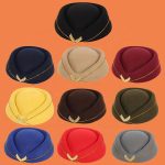 Custom air Plane Flight Costume Cosplay Career Stewardess Etiquette Hostess Attendant Beret Hat - Image 5