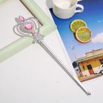 THU-048 Frozen Birthday Party Supplies 2Pcs/Set Girls Princess Tiara Crown Magic Wand Kids Rhinestone - Image 13