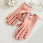 Hot Selling Winter Men Women Rabbit-Hair Warm Outdoor Cycling Wind-Proof & Cold-Proof More Velvet Touch Screen Glove - Image 3