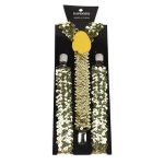 Wholesale 2.5Cm Sequin Men 3 Clips Mens Suspenders for Party Celebration - Image 6
