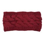 Women Headband Solid Color Wide Turban Crochet Knitted Hairband Winter Ear Warmer Girls Makeup Elastic Hair Bands Accessories - Image 11