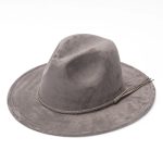 Wholesale Classic Tissue Rope Band Wide Brim Felt Hat Formal Dress Suede Fedora Hat for Women Men - Image 16