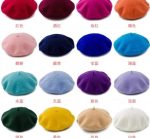 Berets-ea001 Wholesale Multicolor Fashion Design Female Faux Fur Beret Flat Cap, High Quality Adult Custom Beret Hats for Women - Image 2