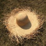 Stock Women Raffia Straw Hat Large Wide Rough Brim Floppy Straw Hat Beach Summer Sun Visor Hat - Image 3