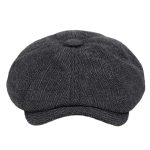 Unisex Newsboy Ivy Caps Fall Winter Retro Tweed Flat Top Fashion - Image 4