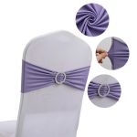 High Quality Spandex Chair Sashes for Party Wedding Decorative Wholesale  Banquet Decor Stretch Knot - Image 17