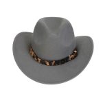 2025 Free Sample Shinehats Luxury Chapeau Femme Western Wide Brim Hat Fedora Wholesale Cowboy Felt Custom Logo Cowboy Hats - Image 80