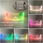 Glowing LED Neon Cyberpunk Acrylic Glasses Cool Fashionable Club Props for Bar Parties Luminous Light Party Novelties - Image 10