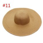 ABOUT 19 COLORS Real Factory Price Cheap Good Quality Floppy Straw Hats Beach Paper Hat - Image 17
