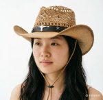 Fedora Hat for Adults Vintage Jazz  Printed Summer Panama Style with Wide Brim Mexican Straw Hat for Men Women - Image 4