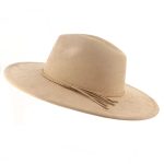 Wholesale High Quality Pink Wide Brim Women Hats Vegan Suede Fedora Hat Formal Dress Cap - Image 9