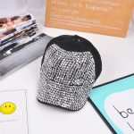 Girls Rhinestone Hats Luxury Baseball Bling Diamond Cap Swag Girl Snap Back Spring Summer Sun Sports Caps - Image 10