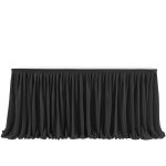 The Table Skirt Designed with Solid Colored Ruffles Is Suitable for Hotel Banquets Birthdays Outdoor Wedding Party Decorations - Image 8